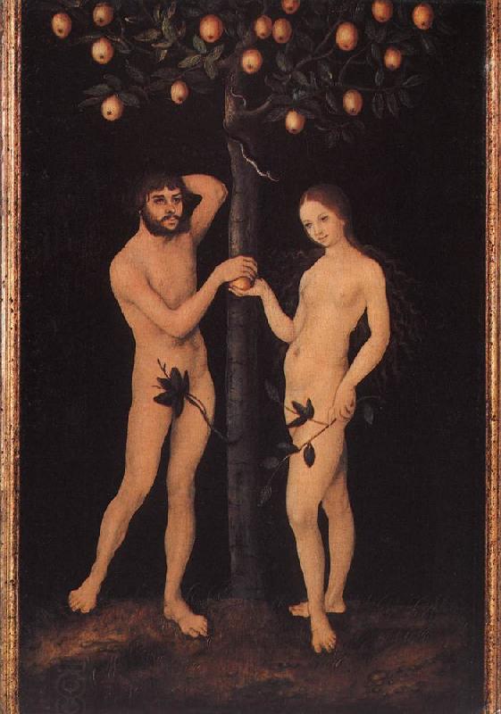 CRANACH, Lucas the Elder Adam and Eve 02 China oil painting art